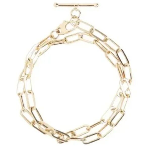 NWT Loren Stewert X Curateur Double Wrap Toggle Bracelet - Picture 2 of 6
